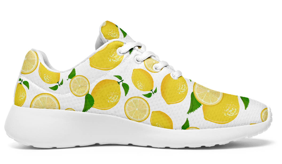 Lemon Sneakers: Lemon Pattern Sport Shoes