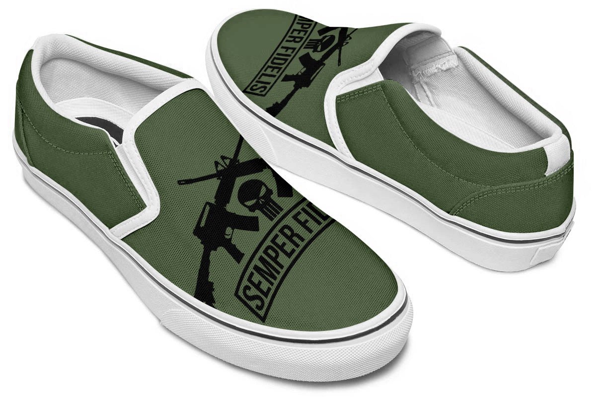 US MARINES SLIP ONS