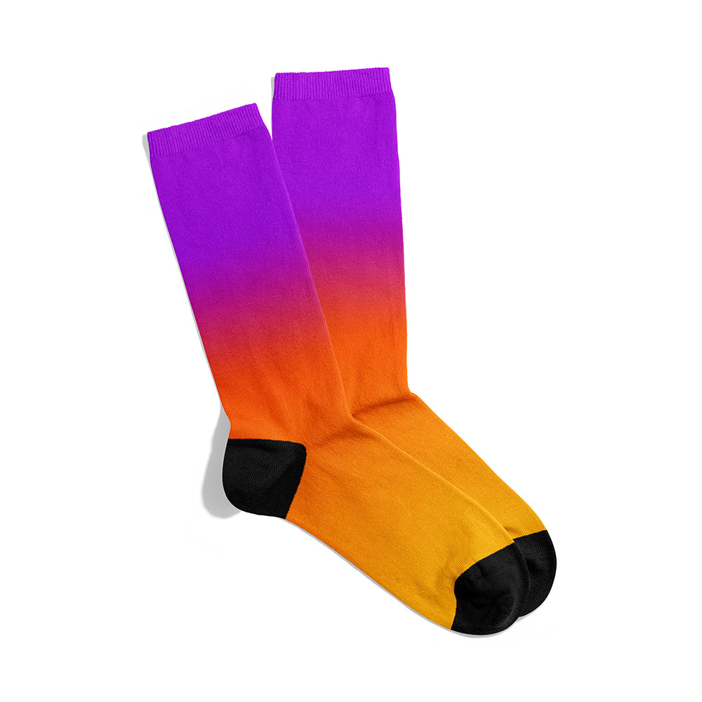 Orange Fuscia Socks
