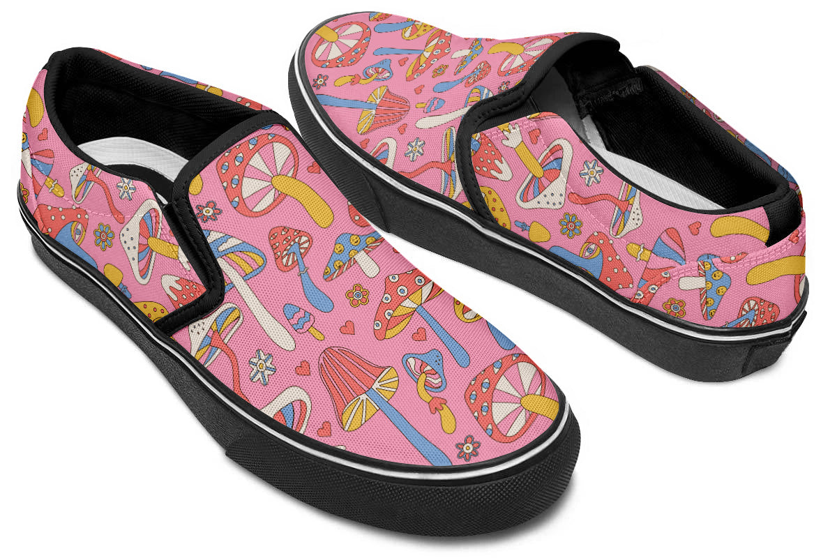 FUNKY MUSHROOMS SLIP ONS