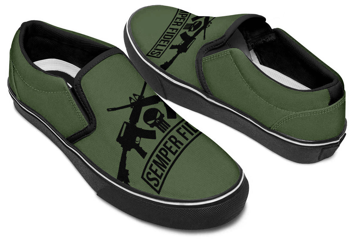 US MARINES SLIP ONS