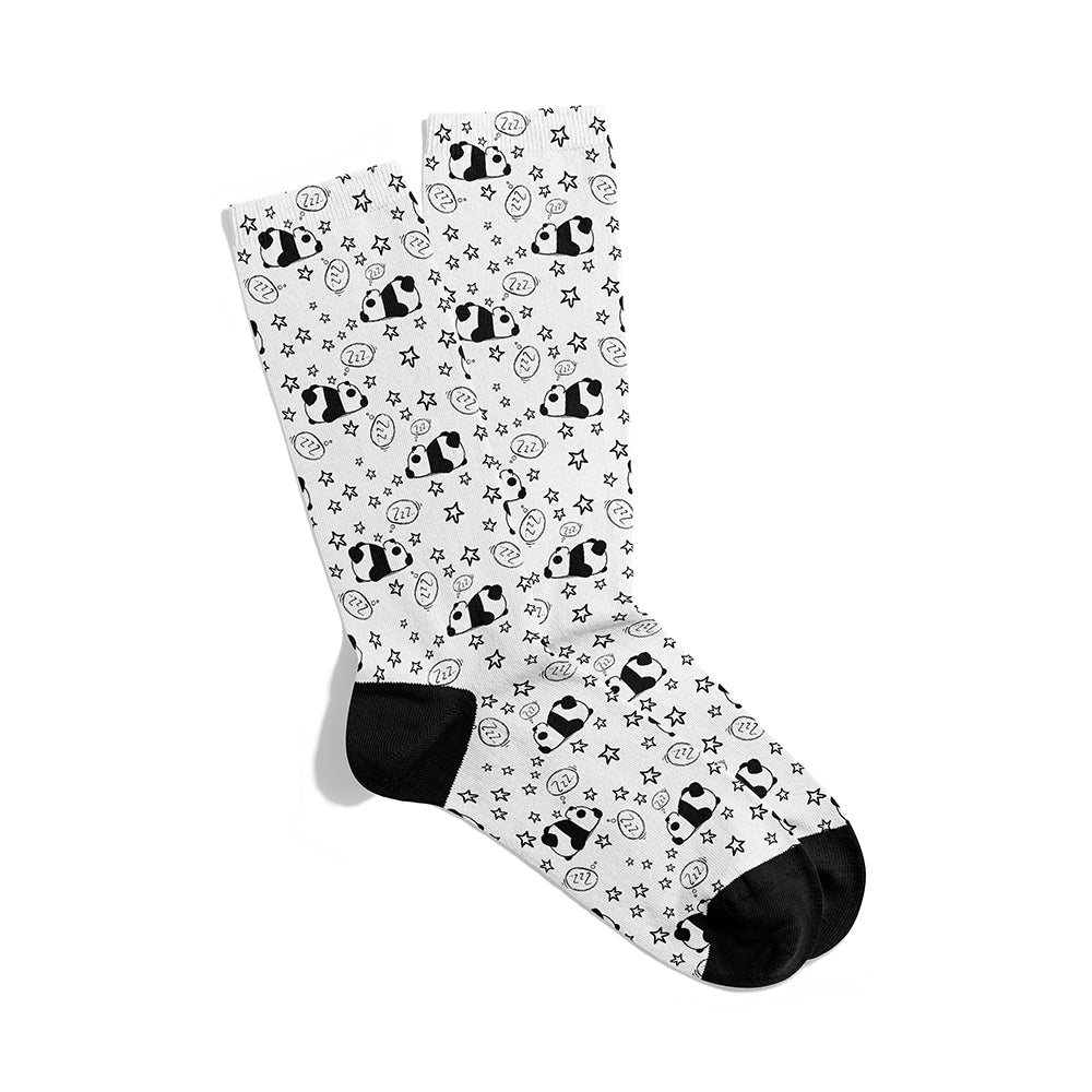 Lazy Panda Doodle Socks