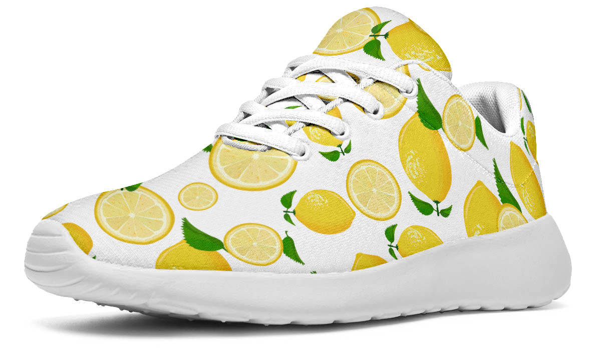 Lemon Sneakers: Lemon Pattern Sport Shoes