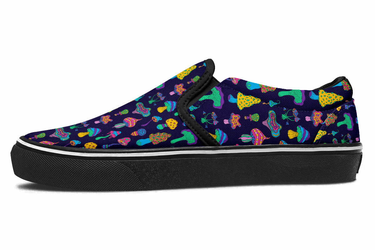 MUSHROOM MAGIC SLIP ONS