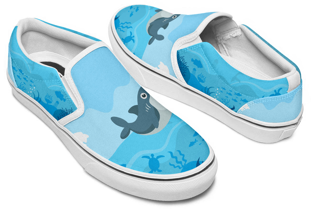 Shark Slip Ons