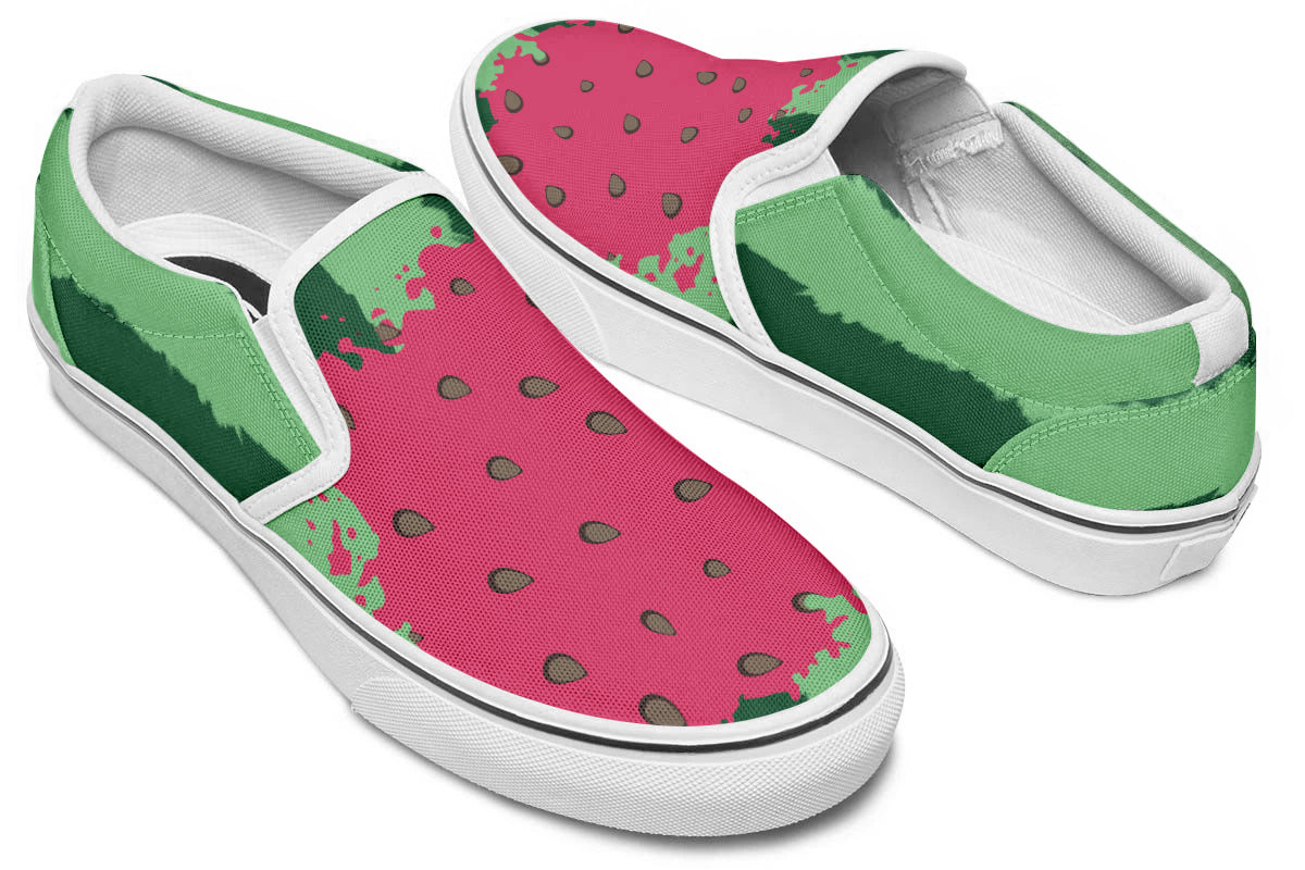 WATERMELON SLIP ONS
