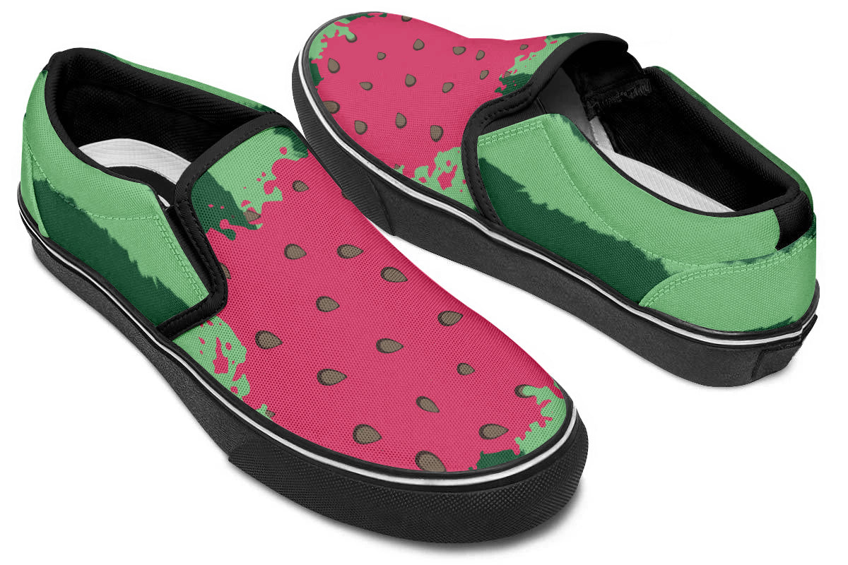 WATERMELON SLIP ONS