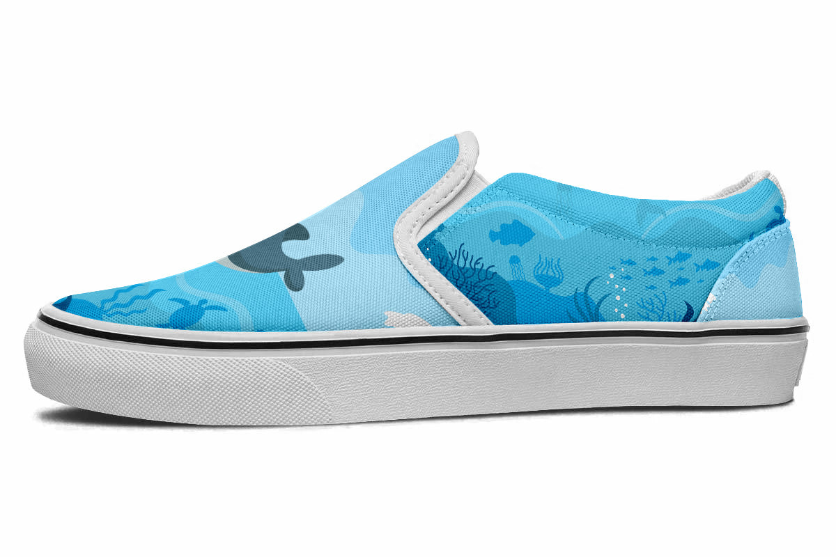 Shark Slip Ons
