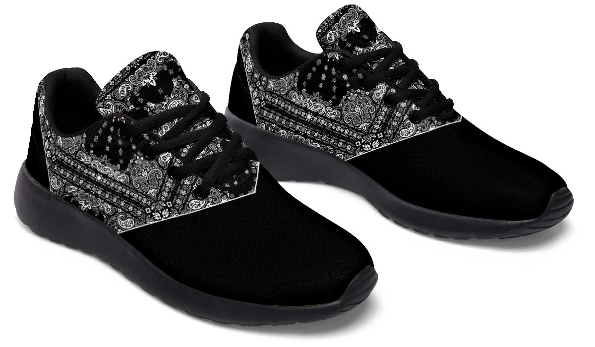 Black Bandana Shoes