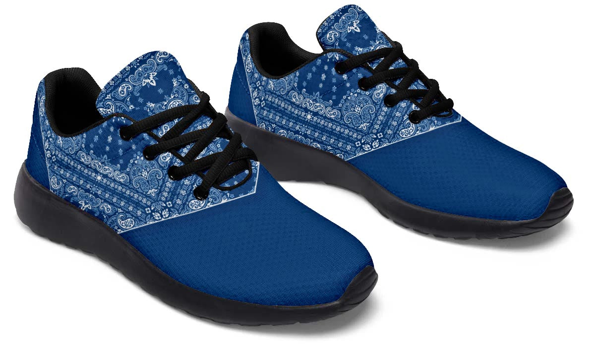 Blue Bandana Sneakers