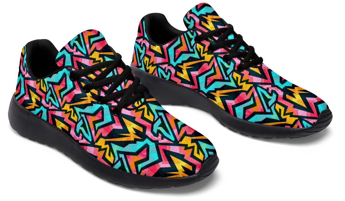 Funky Street Graffiti Art Sports Shoes