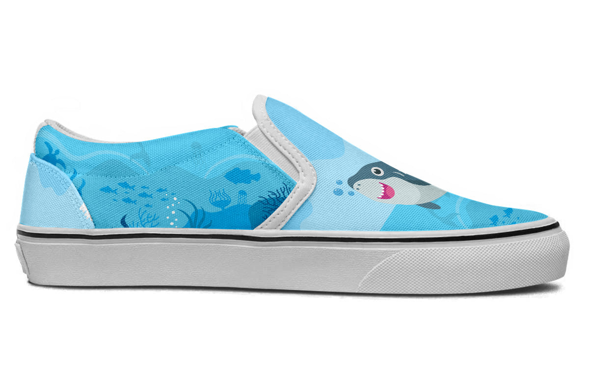 Shark Slip Ons