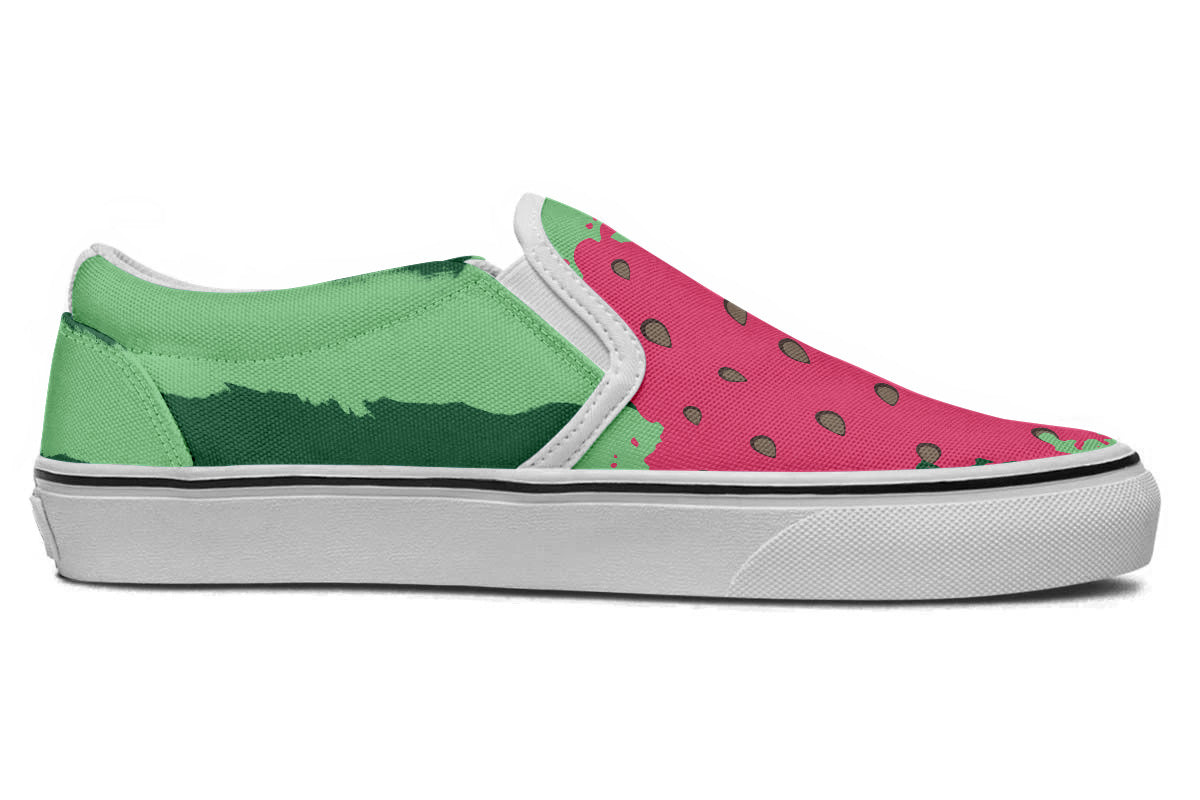 WATERMELON SLIP ONS