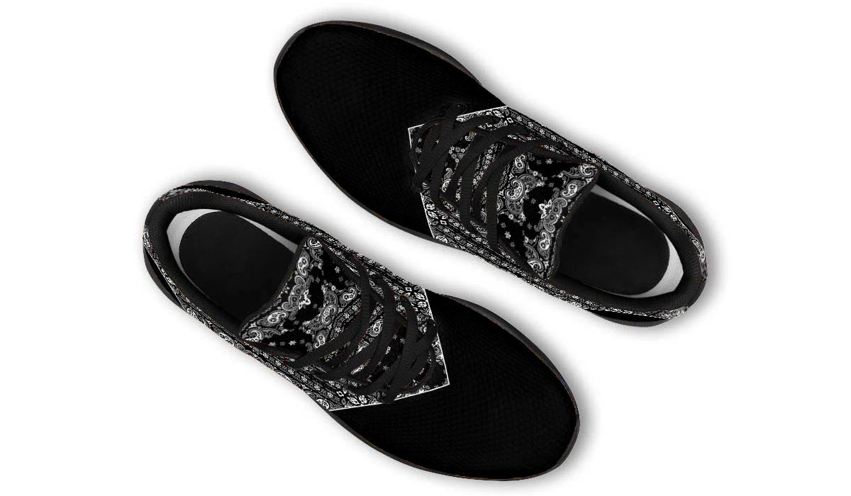 Black Bandana Shoes