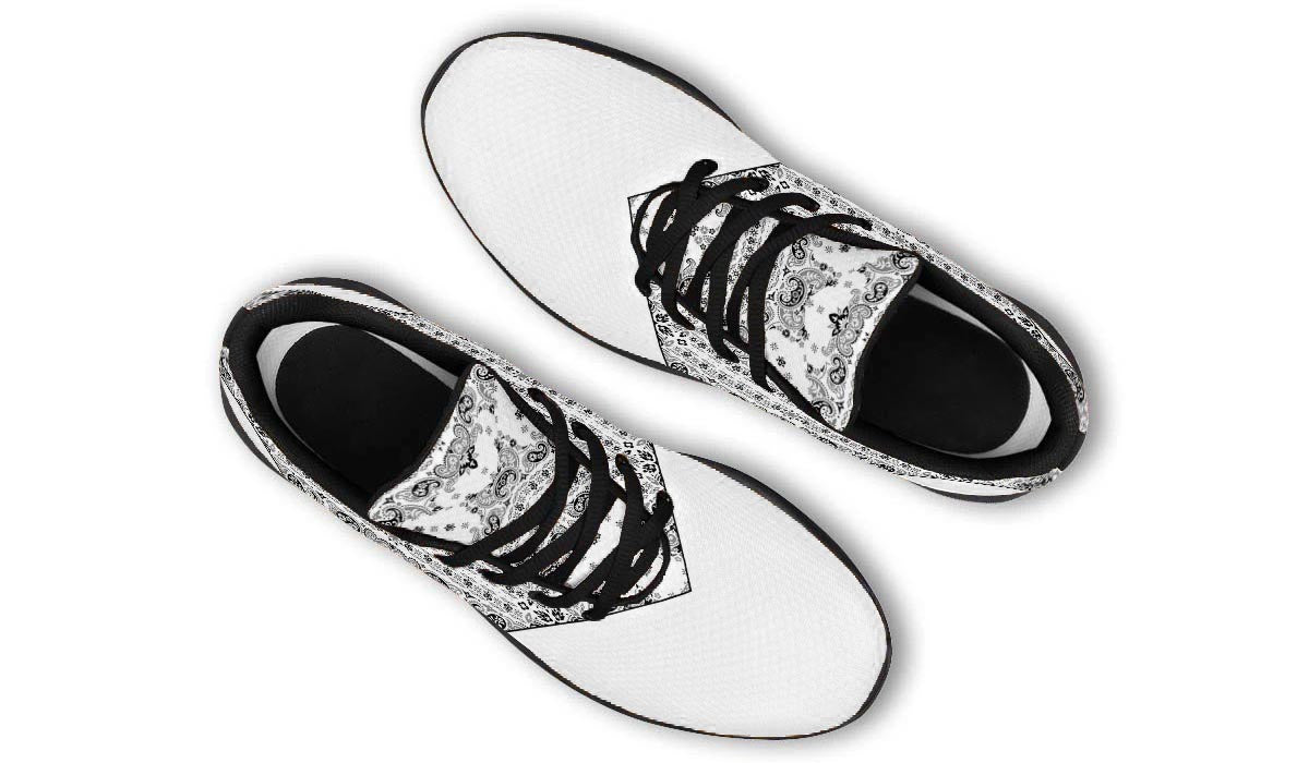 White Bandana Shoes