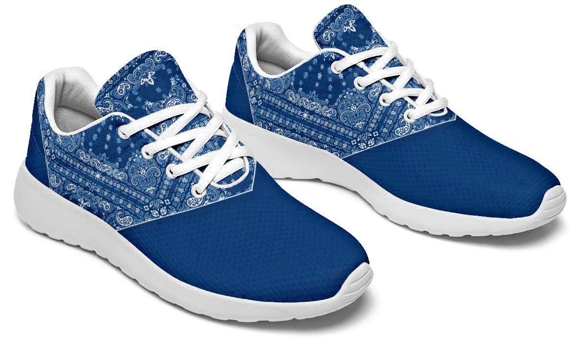 Blue Bandana Sneakers