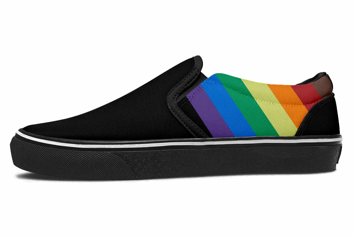 RAINBOW SLIP ONS