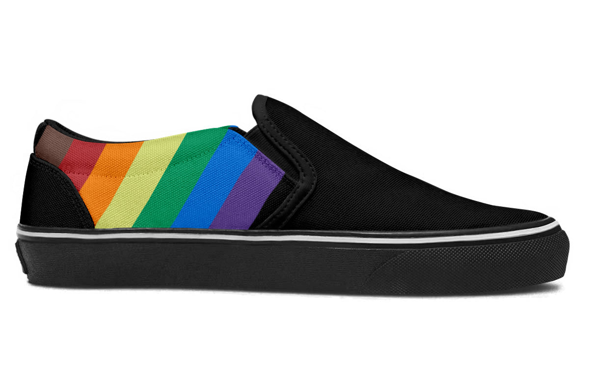 RAINBOW SLIP ONS