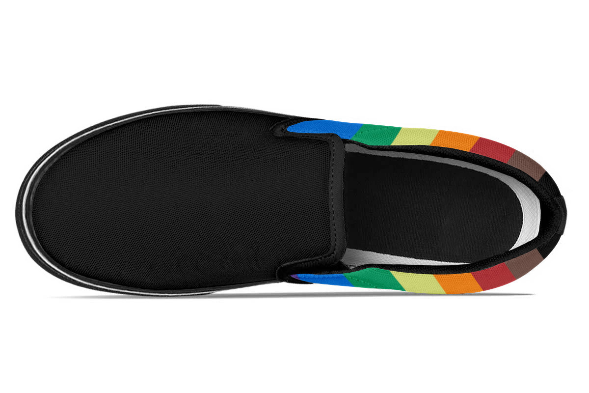 RAINBOW SLIP ONS