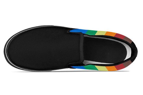 RAINBOW SLIP ONS
