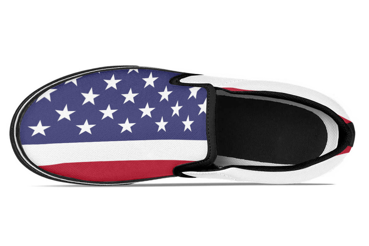 USA SLIP ONS
