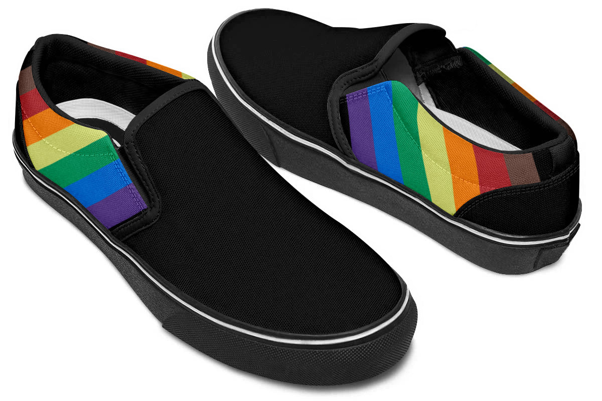 RAINBOW SLIP ONS