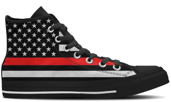 The Thin Red Line - CustomKiks Shoes