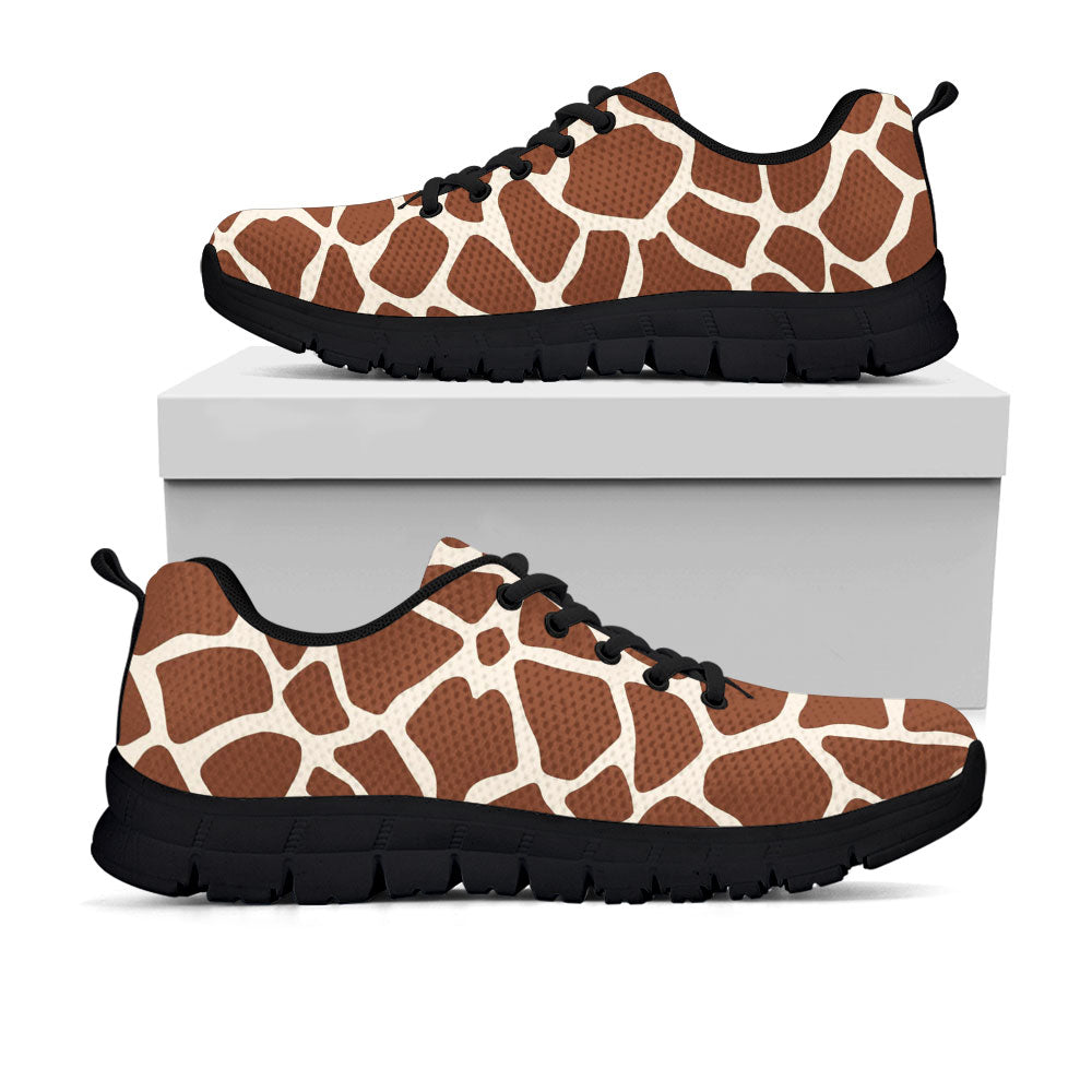 Giraffe Print Sneakers - CustomKiks Shoes