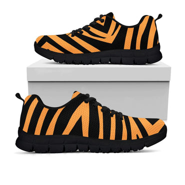 Tiger Stripe Sneakers - CustomKiks Shoes