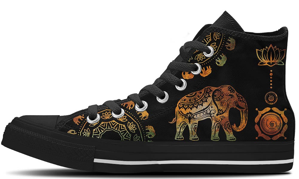 Ethnic Elephant - CustomKiks Shoes