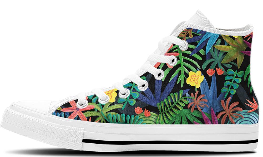 Tropical Foliage - CustomKiks Shoes