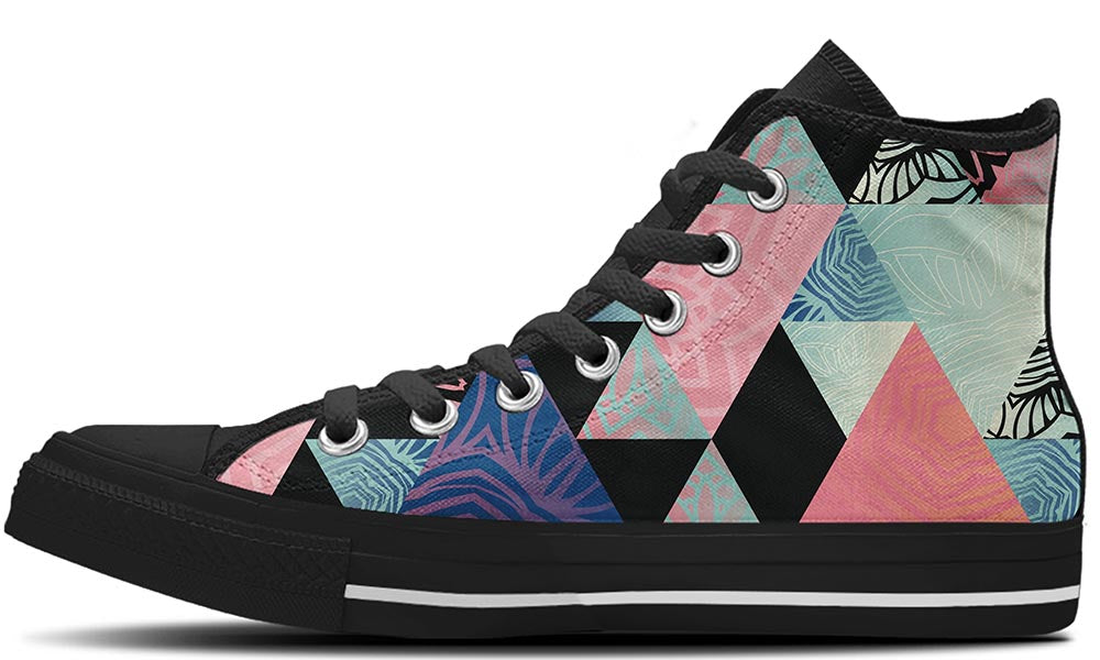 Triangles - CustomKiks Shoes