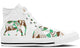 Mosaic Elephant White - CustomKiks Shoes
