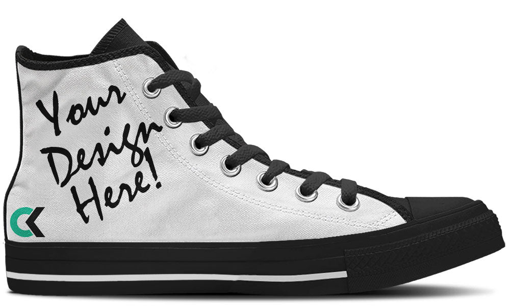 Design Your Own - Black High Tops