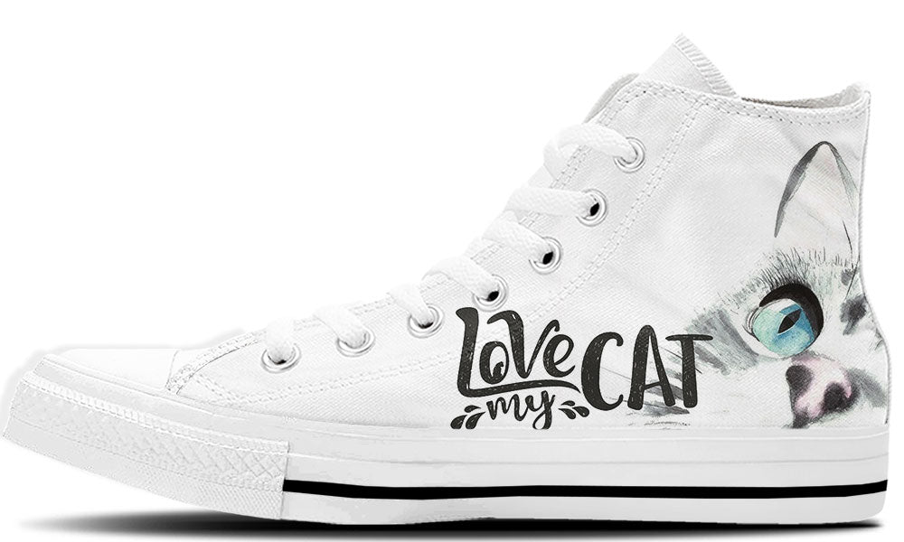 Love My Cat - CustomKiks Shoes