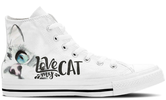 Love My Cat - CustomKiks Shoes