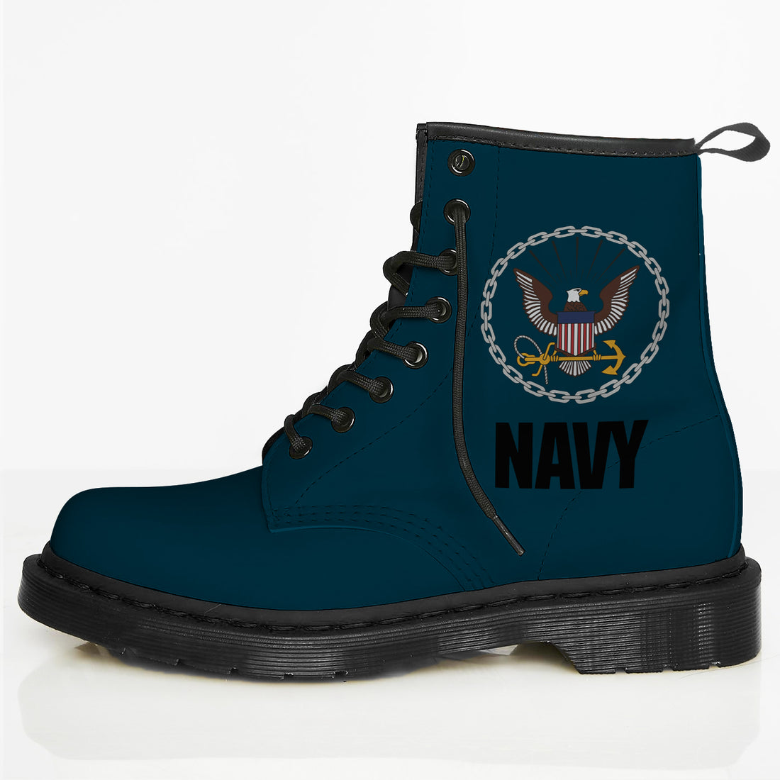 US Navy Boots: US Navy Logo Combat Boots