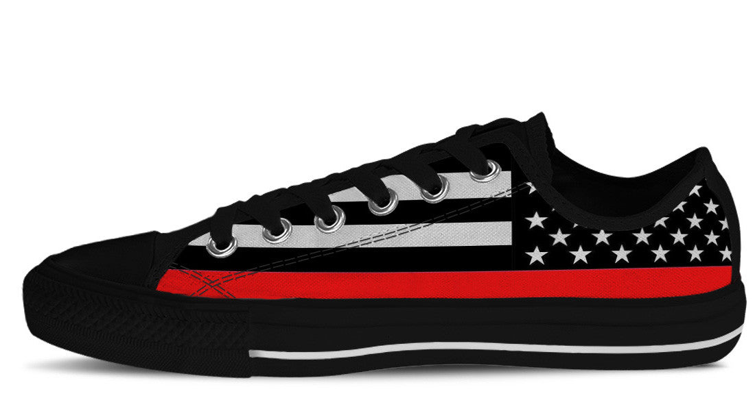 The Thin Red Line - CustomKiks Shoes