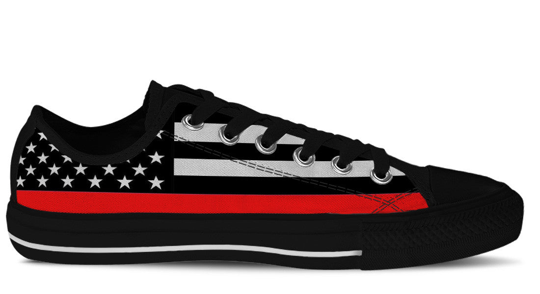 The Thin Red Line - CustomKiks Shoes