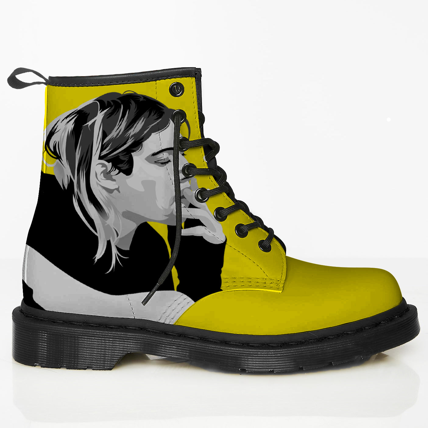 Kurt Cobain Boots - Designer Vegan Leather Boots