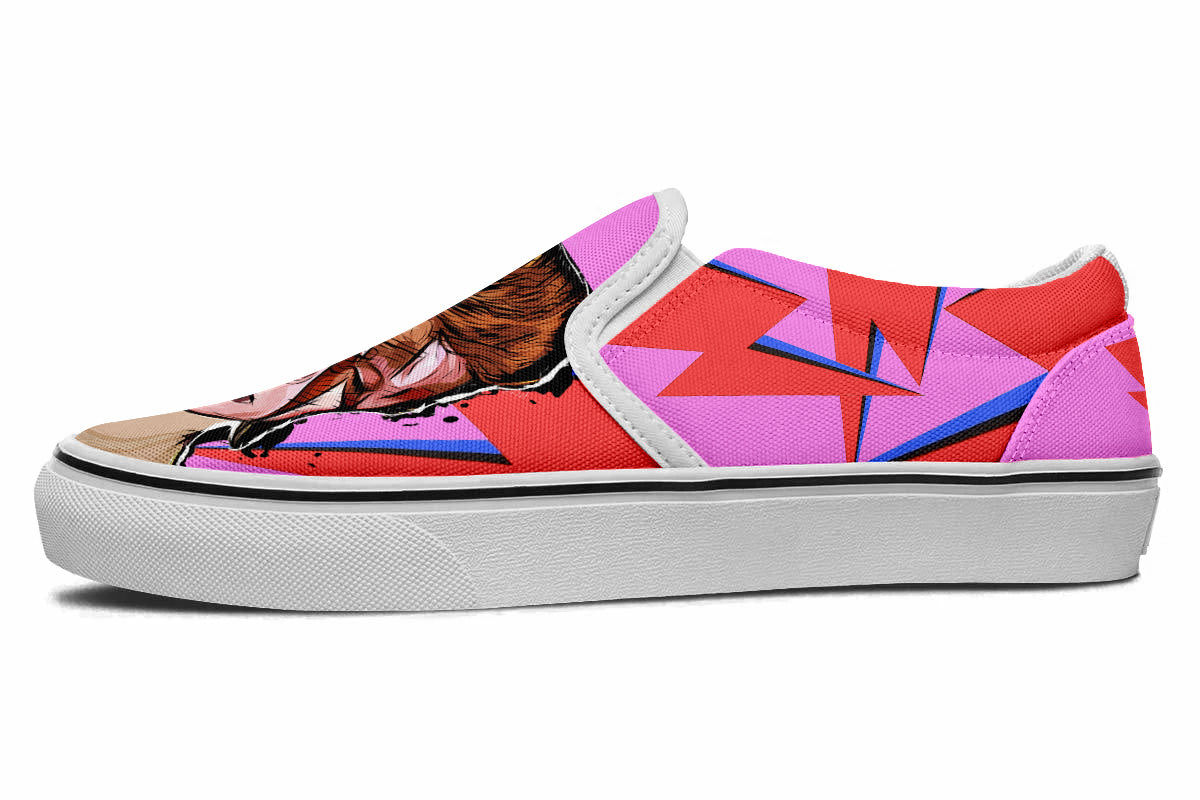 DAVID BOWIE SLIP ONS