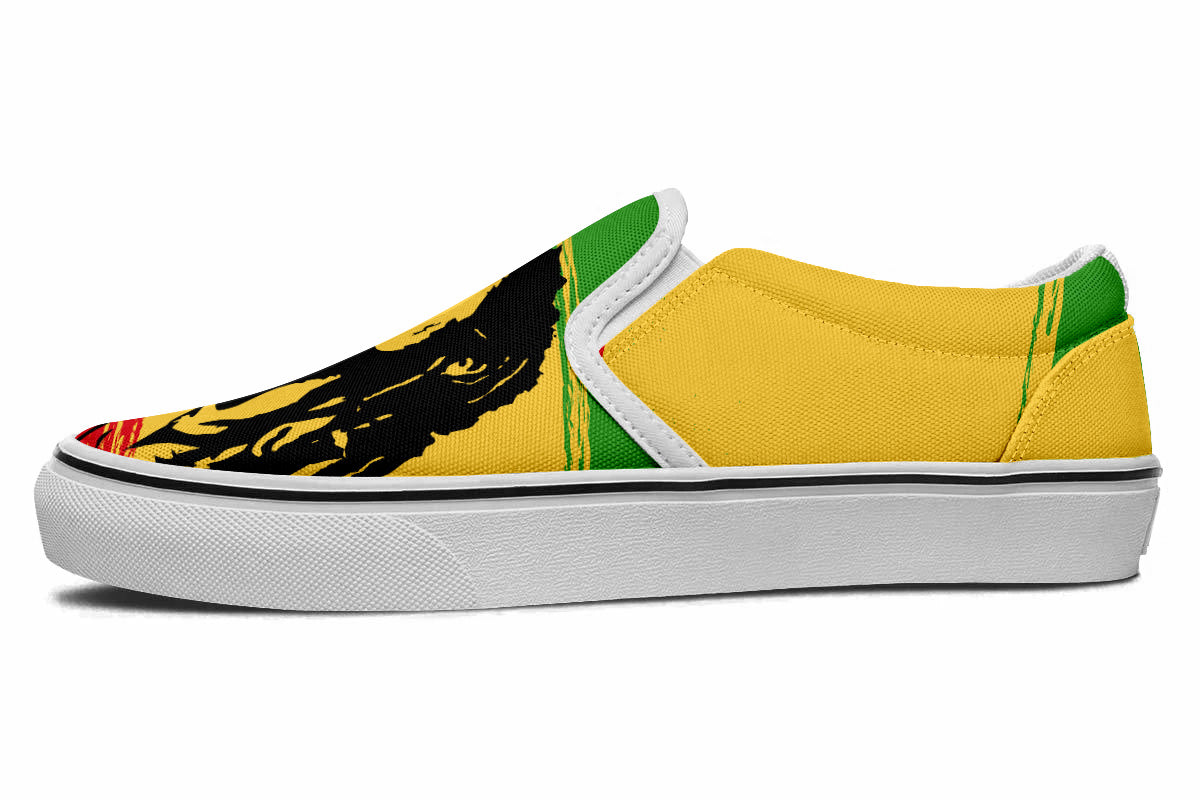 Bob Marley Slip Ons