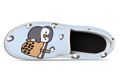 Penguin Doodle Slip Ons