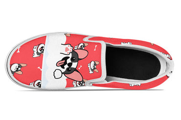 French Bulldog Doodle Slip Ons