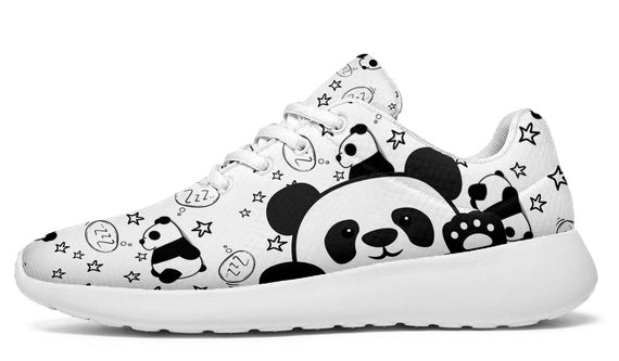 Lazy Panda Doodle Shoes