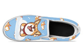 Corgi Doodle Slip Ons