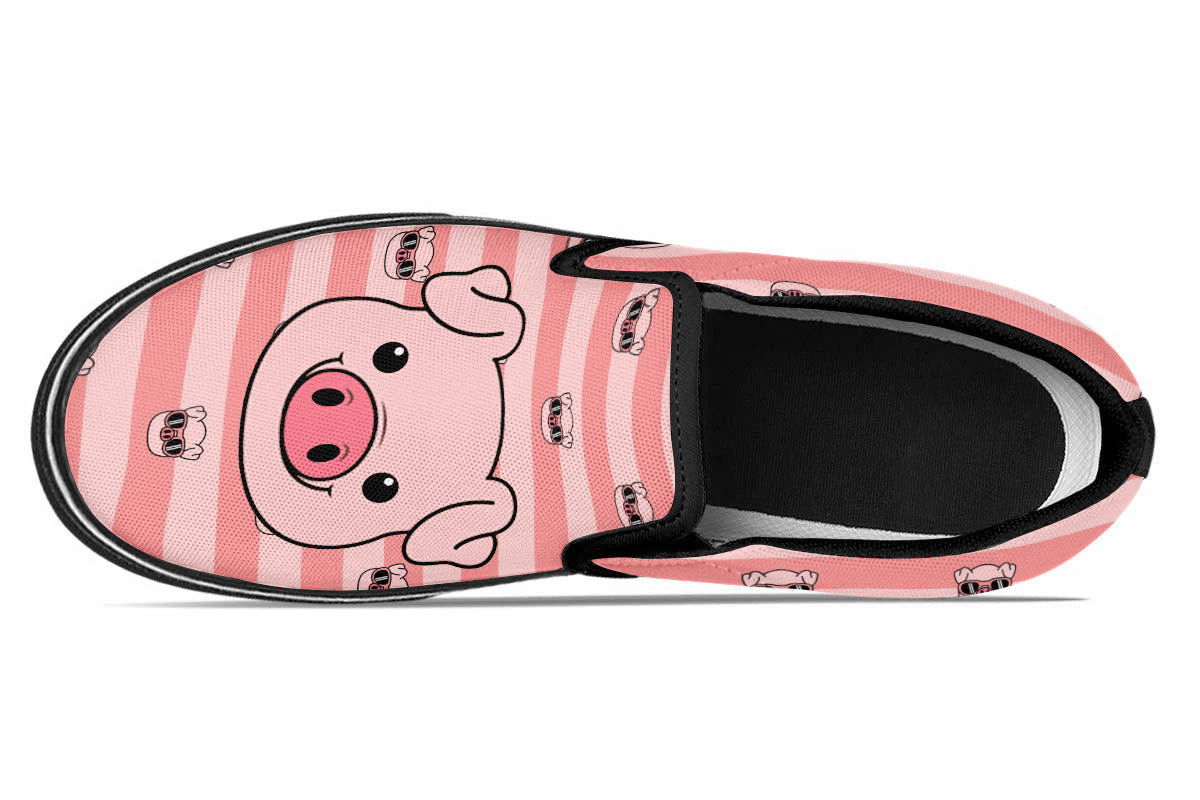 Piggy Doodle Slip Ons