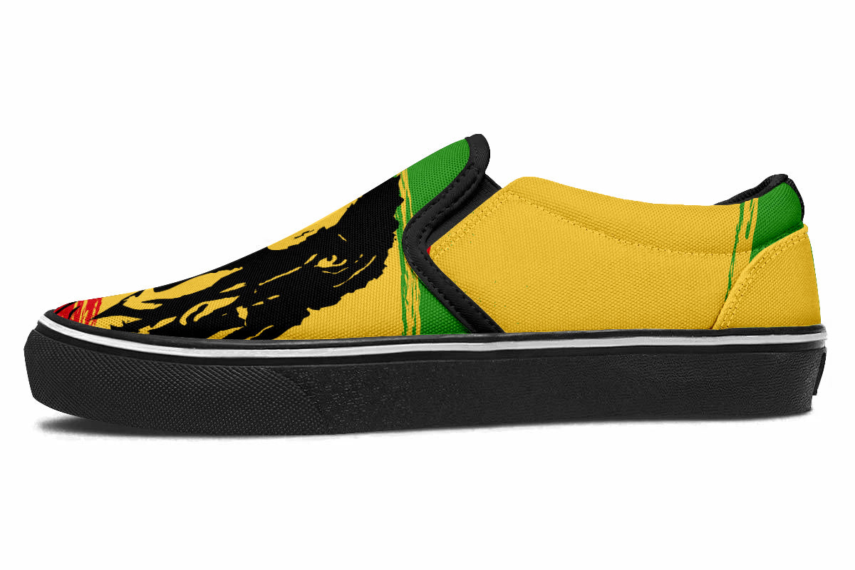 Bob Marley Slip Ons