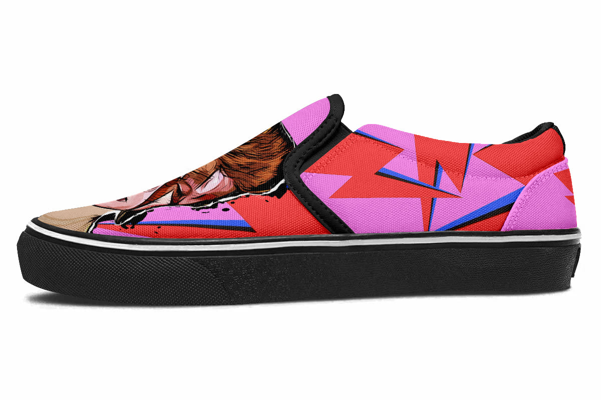 DAVID BOWIE SLIP ONS