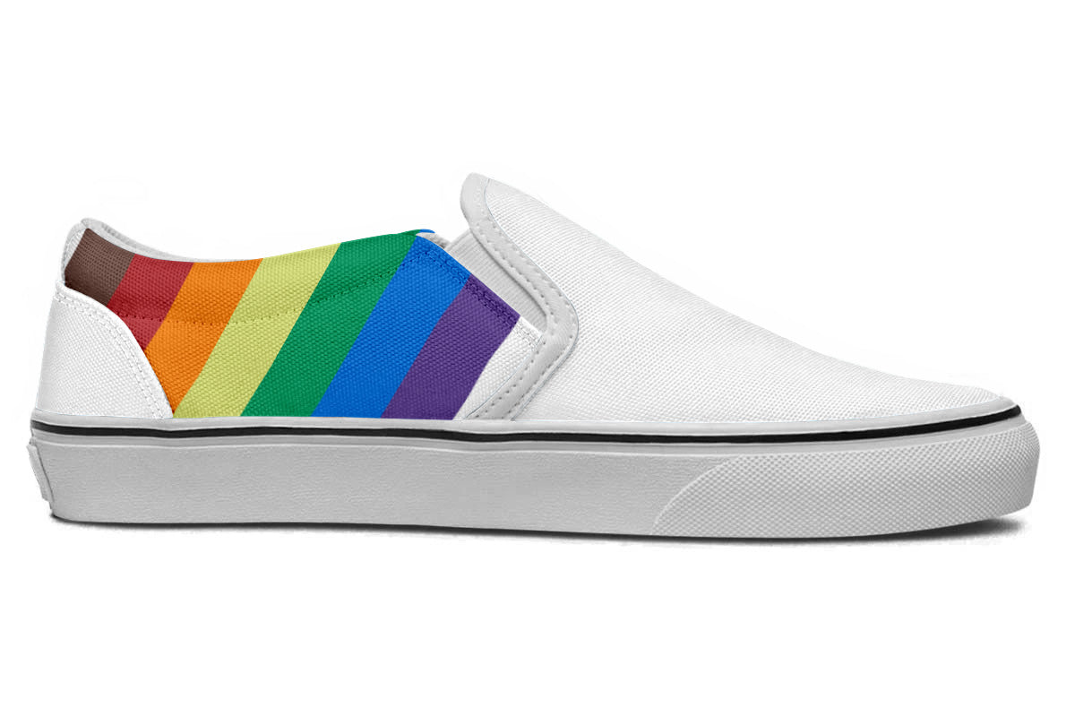 RAINBOW SLIP ONS